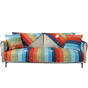 特价清仓全棉北欧沙发垫纯棉防滑布艺简约现代四季通用巾轻奢套罩