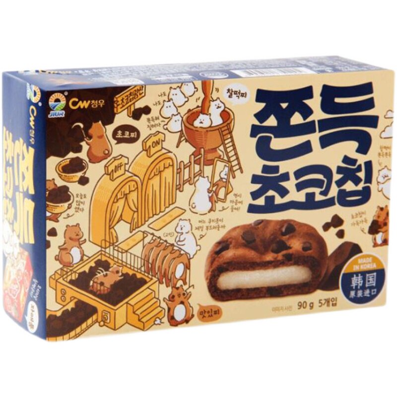 九日韩国巧克力味麻薯90g打糕