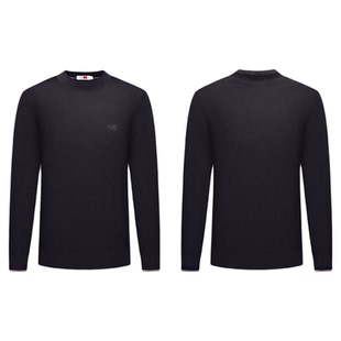 【绵羊毛】金利来GY毛衫秋冬半高领时尚潮流圆领可机洗针织衫上衣