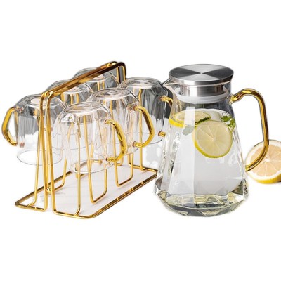 轻奢玻璃杯家用喝水高级感