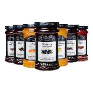 法国进口圣桃园果酱草莓酱蓝莓酱0脂0蔗糖涂抹面包儿童早餐食品