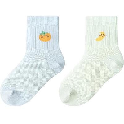 巴拉巴拉袜子男短袜网眼袜两双装