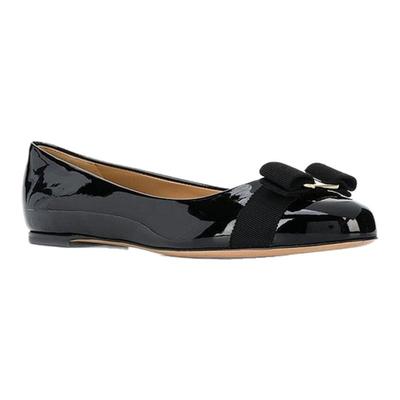 1h可退 香港直邮Salvatore Ferragamo Varina芭蕾平底鞋01A181-IM