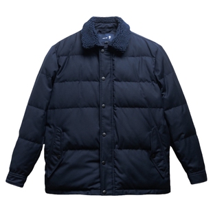 爸爸冬装羽绒服男中老年人加厚保暖宽松夹克外套老人爷爷冬季衣服