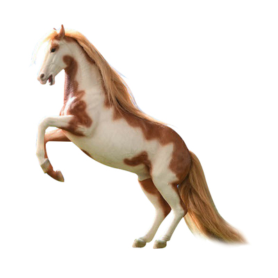 马模型马摆件潮玩手办坐骑战马