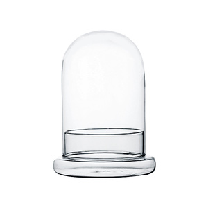 透明分体展示瓶秋海棠植物苔藓闷养壶绿植加高底摆件玻璃罩子包邮