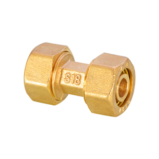 1216铝塑管接头配件4分太阳能热水器内外丝弯头三通等径直接管件