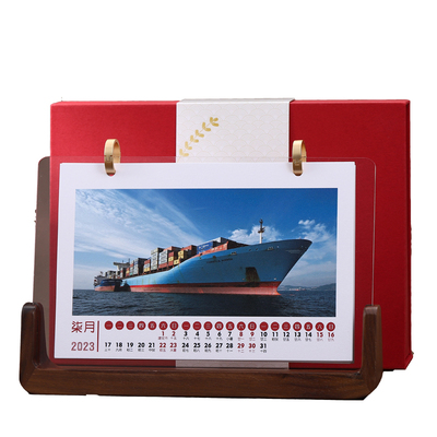 新款台历定制2026升级哑粉纸加厚