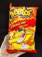 Cheese Spicy Strips Cheetos American crispy corn cream puffs Spicy cheese-flavored large packs of snacks Spicy and fragrant thumbnail 4