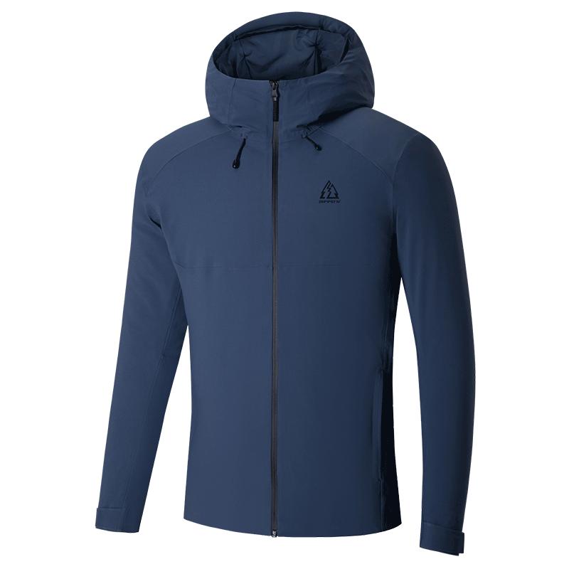 361羽绒冲锋衣男女秋季考杜拉耐磨防水连帽冲锋羽绒服男652443307