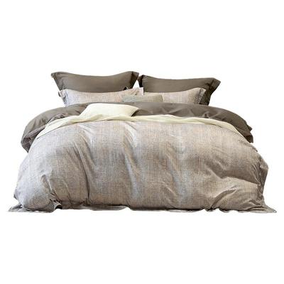 水星家纺磨毛四件套A类100支双股长绒棉套件保暖意式床品2026新品