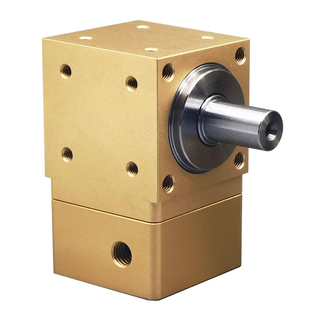 精密1弧分直角换向器90度转角行星减速机转向器适配伺服步进电机