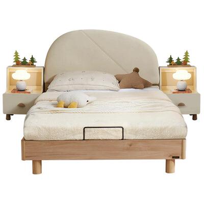 全友家居现代简约拼接床