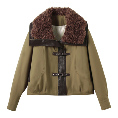 超好看大翻领羽绒服90白鸭绒女款冬季2025新款小个子今年流行爆款