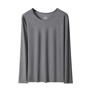 浪莎男士秋衣薄款莫代尔棉毛衫新款冬季保暖内搭上衣线衣保暖内衣