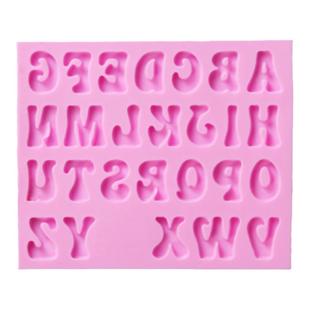 26个字母英文字母巧克力硅胶模具diy手工翻糖立体工具蛋糕装饰