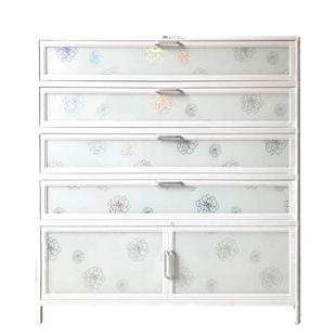 户外防水防晒铝合金鞋柜简易不锈钢防雨鞋柜阳台室外家用鞋柜收纳