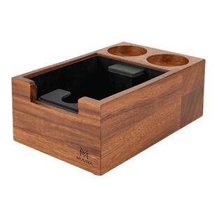 MUVNA慕威纳 咖啡压粉座51/53/58mm手柄支架布粉压粉器底座敲渣盒