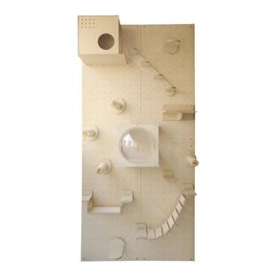 PurrKnave朋内定制实木猫爬架墙壁式阳台洞洞板猫墙太空舱猫跳台