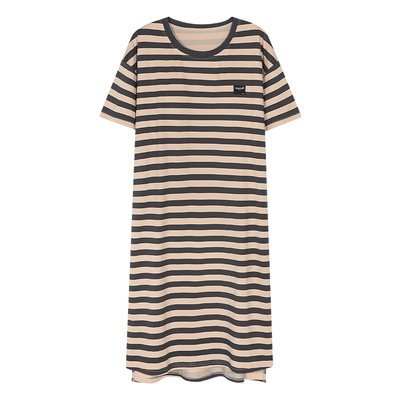 【自带胸垫】100%纯棉睡裙女透气