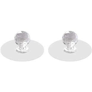 日本透明柜门拉手挂钩免打孔推拉门橱柜抽屉柜子衣柜玻璃窗门把手