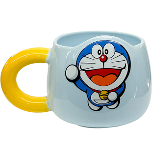 哆啦A梦联名陶瓷马克杯高颜值可爱情侣专用学生上班族牛奶咖啡杯