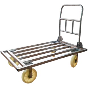 搬货车小推车拉货手推车搬运车工用方管车便携拖车折叠重型重物车