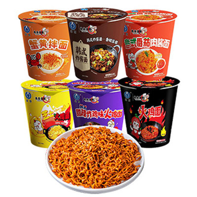 良品壹面多口味火鸡面奶油芝士6桶装方便面泡面夜宵速食网红泡面