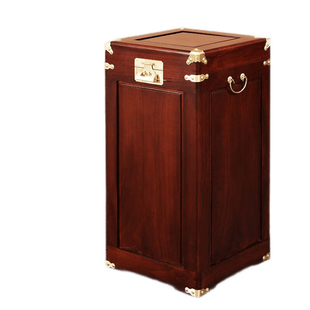 香樟木箱子樟木箱全樟木画箱花架箱子立箱老樟木整板防虫防蛀防潮