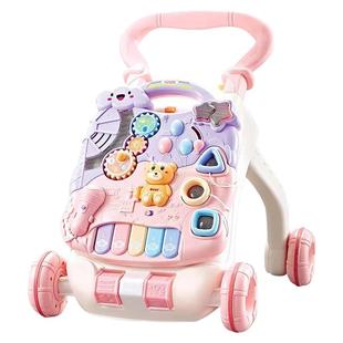 适合一岁宝宝的多功能车学步手推学走路助步车防侧翻三合一推着走
