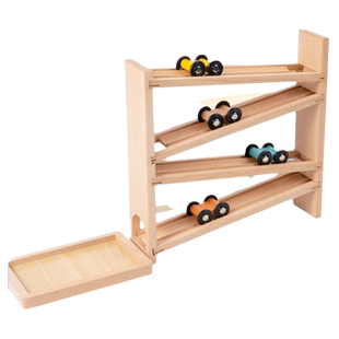 幼儿童轨道滑翔车惯性小汽车滑行宝宝视觉追踪1一3岁益智玩具男孩