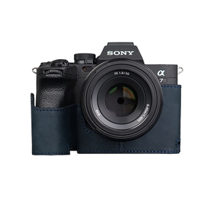 MrStone索尼A7M4 a7s3相机皮套适用sonyA7R5手柄保护套相机壳底座