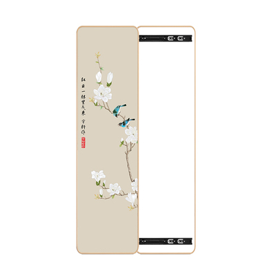 新中式隐藏式全身镜圆角装饰画