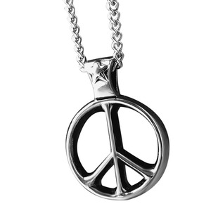 世界和平项链男女反战标志吊坠钛钢时尚饰品简约设计潮流配饰个性