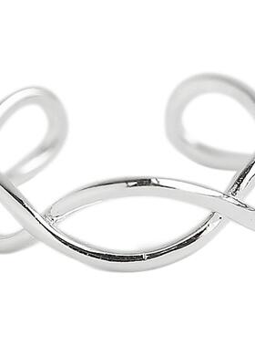 尾戒戒指烽之银纯银镂空男女