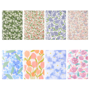 日本maruman满乐文活页本A5简约半透明封面外壳kurufit高颜值DIY可拆卸B5活页夹可换替芯软皮轻薄笔记本子