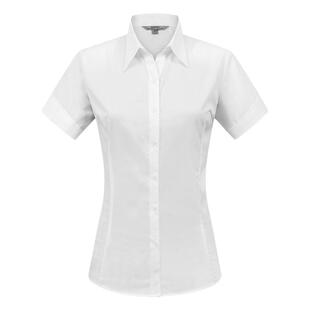 弹力白衬衫女职业长短袖修身正装不皱衬衣2025年新款黑色冰丝雪纺