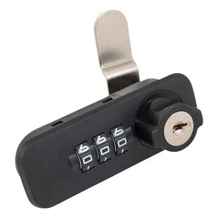 办公室抽屉锁信箱锁通用文件柜锁橱柜门锁更衣柜带钥匙机械密码锁