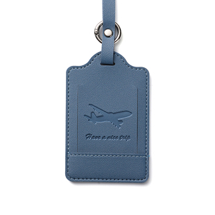 出外旅行标识签名酒店寄存行李牌多色PU皮革行李箱托运吊挂牌礼品