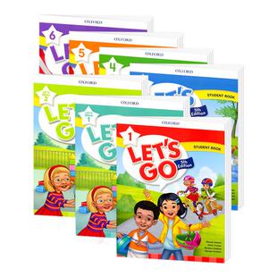 letsgo教材第五版牛津少儿英语Letsgo新版1 2 3 4 5 6级别6-12岁小学少儿英语教材牛津好易学英语教材牛津大学出版 let's go