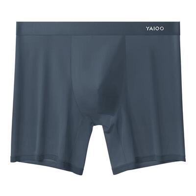 雅鹿男士运动防磨腿冰丝四角内裤