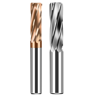 三特维特58度铰刀硬质合金钨钢机用6刃螺旋铰刀加长65度螺旋铰刀