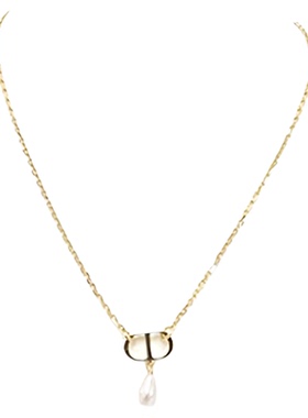 CD字母项链/水滴珍珠吊坠