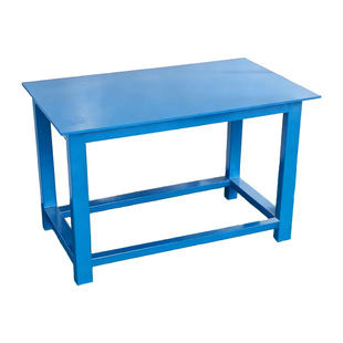 重型钢板工作台钳工操作台维修桌虎钳装配台模具飞模台车间台钻桌