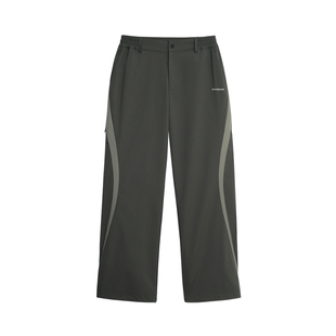 BODYDREAM机能软壳冲锋裤 26春舒适运动裤男户外裤子军绿色休闲裤