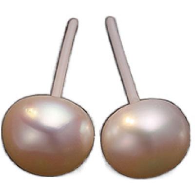 饰悟天然真珍珠生物瓷针养耳耳钉