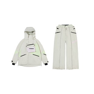 VECTOR玩可拓滑雪服套装女分体防寒保暖防风防水单板户外雪衣雪裤