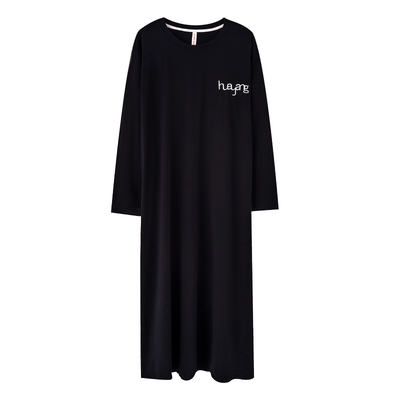 加长款纯棉睡裙，裙长122-134cm