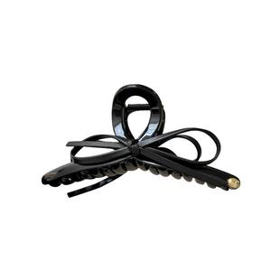 韩版皮质蝴蝶结发夹女2025新款高端鲨鱼夹大号抓夹发量多发卡发抓