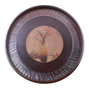 云南建水紫陶壶承紫陶干泡盘干泡台茶道配件/不二乐烧干泡盘Q69